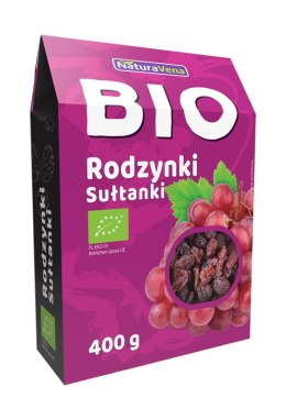 RODZYNKI SUŁTANKI BIO 400 g - NATURAVENA