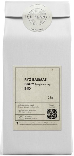 RYŻ BASMATI BIAŁY BEZGLUTENOWY BIO 2 kg - THE PLANET