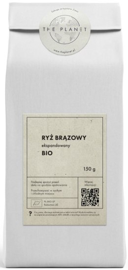 RYŻ BRĄZOWY EKSPANDOWANY BIO 150 g - THE PLANET