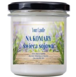 ŚWIECA SOJOWA NA KOMARY 300 ml - YOUR CANDLE (PRODUKT SEZONOWY)