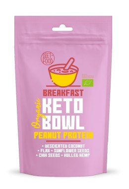 BOWL ŚNIADANIOWY BIAŁKO ORZECHOWE KETO BIO 200 g - DIET-FOOD