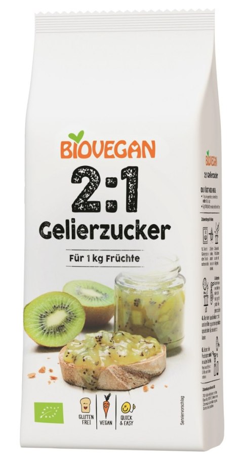 CUKIER ŻELUJĄCY 2:1 BIO 500 g - BIOVEGAN (PRODUKT SEZONOWY)