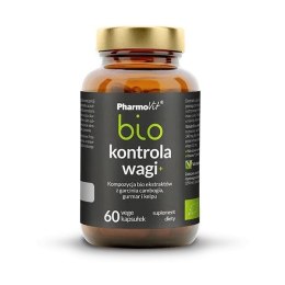 KAPSUŁKI NA KONTROLĘ WAGI BEZGLUTENOWE BIO 60 szt. - PHARMOVIT