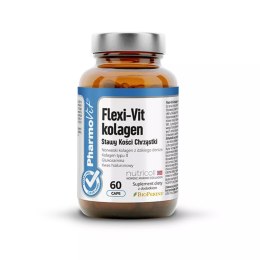 KAPSUŁKI NA WSPARCIE STAWÓW, KOŚCI I CHRZĄSTEK FLEXI-VIT KOLAGEN 60 szt. - PHARMOVIT (CLEAN LABEL)