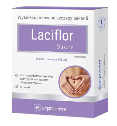 LACIFLOR STRONG 10 KAPSUŁEK - STARPHARMA