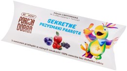 SEKRETNE PRZYSMAKI PAAROTA (3 OWOCOWE PRZEKĄSKI + TATUAŻ) (EDYCJA LIMITOWANA) 48 g - PORCJA DOBRA