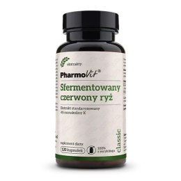 SFERMENTOWANY CZERWONY RYŻ EKSTRAKT 120 KAPSUŁEK - PHARMOVIT (CLASSIC)