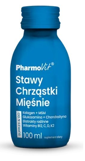 SHOT STAWY CHRZĄSTKI MIĘŚNIE BEZGLUTENOWY 100 ml - PHARMOVIT