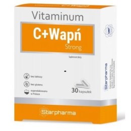 WITAMINA C + WAPŃ STRONG 30 KAPSUŁEK - STARPHARMA