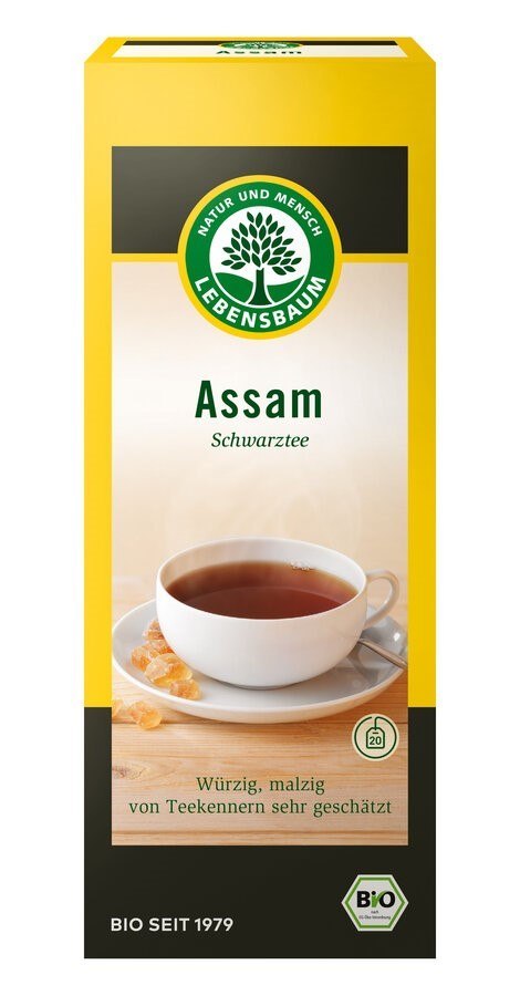 HERBATA CZARNA ASSAM EKSPRESOWA BIO (20 x 2 g) 40 g - LEBENSBAUM