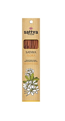 KADZIDŁO INDYJSKIE SATHYA FLORA (15 szt.) 30 g - SATTVA (WELLNESS)