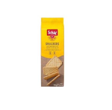 KRAKERSY BEZGLUTENOWE (4 x 29 g) 115 g - SCHAR