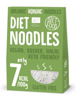 MAKARON (KONJAC) NOODLE BEZGLUTENOWY BIO 385 g (300 g) - DIET-FOOD