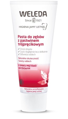 PASTA DO ZĘBÓW Z PASTWINEM TRÓJPRĘCIKOWYM BEZ FLUORU ECO 75 ml - WELEDA