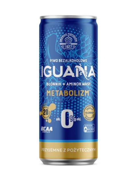 PIWO BEZALKOHOLOWE METABOLIZM 330 ml (PUSZKA) - IGUANA