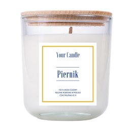 ŚWIECA SOJOWA ZAPACHOWA PIERNIK 210 ml - YOUR CANDLE (PRODUKT SEZONOWY)