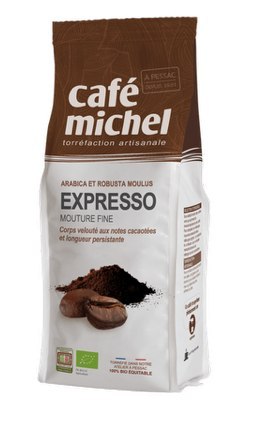 KAWA MIELONA ARABICA / ROBUSTA DO PARZENIA W EKSPRESIE FAIR TRADE BIO 250 g - CAFE MICHEL