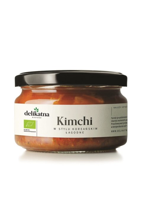 KIMCHI W STYLU KOREAŃSKIM ŁAGODNE BIO 170 g - DELIKATNA (ZAKWASOWNIA)