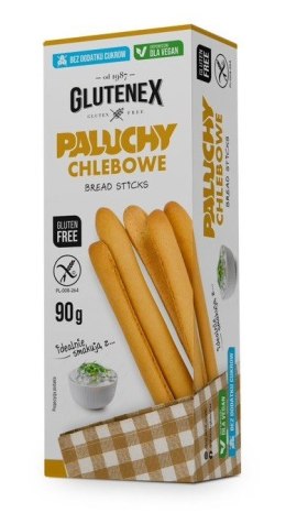 PALUCHY CHLEBOWE BEZ DODATKU CUKRÓW BEZGLUTENOWE 90 g - GLUTENEX