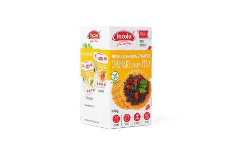 WAFLE KUKURYDZIANE O SMAKU PIZZY BEZGLUTENOWE 60 g - INCOLA