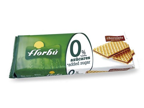 WAFLE NADZIEWANE KAKAOWE BEZ DODATKU CUKRU 150 g - FLORBU