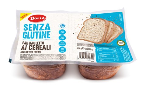 CHLEB TOSTOWY ZBOŻOWY Z ZIARNAMI KROJONY BEZGLUTENOWY (2 x 175 g) 350 g - DORIA