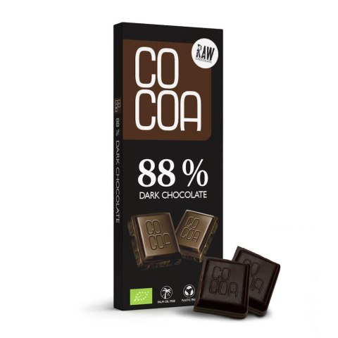 CZEKOLADA CIEMNA 88 % BIO 40 g - COCOA