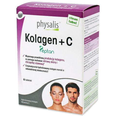 KOLAGEN + WITAMINA C 60 TABLETEK - PHYSALIS