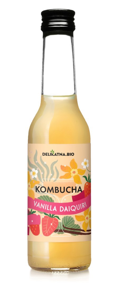 KOMBUCHA VANILLA DAIQUIRI BIO 270 ml - DELIKATNA (ZAKWASOWNIA)