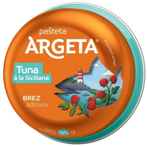 PASTA Z TUŃCZYKA SICILIANA BEZGLUTENOWA 95 g - ARGETA