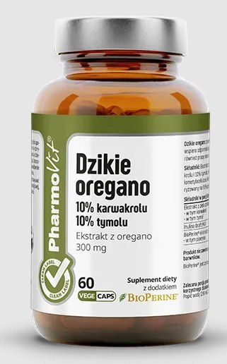 DZIKIE ORGANO EKSTRAKT (300 mg) BEZGLUTENOWY 60 KAPSUŁEK - PHARMOVIT (CLEAN LABEL)