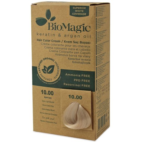 FARBA DO WŁOSÓW EXSTRA JASNY BLOND (10.00) 250 g - BIOMAGIC