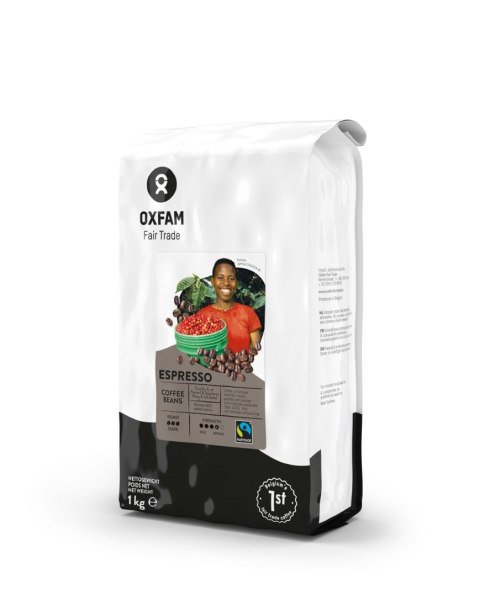 KAWA ZIARNISTA ARABICA/ROBUSTA ESPRESSO BIO 1 kg - OXFAM