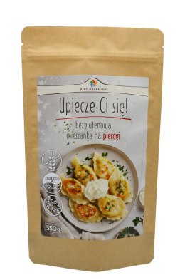 MIESZANKA NA PIEROGI BEZ DODATKU CUKRÓW BEZGLUTENOWA 550 g - PIĘĆ PRZEMIAN