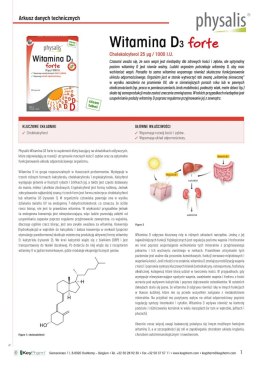 WITAMINA D3 FORTE 100 KAPSUŁEK - PHYSALIS