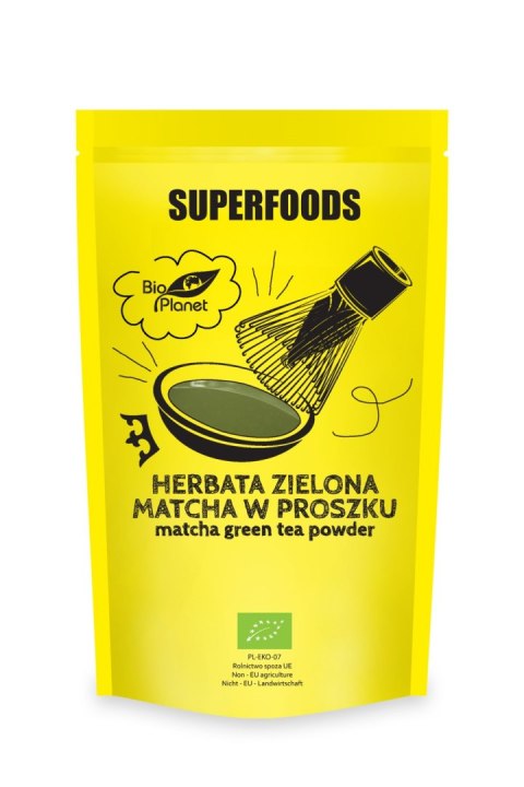 HERBATA ZIELONA MATCHA BIO 100 g - BIO PLANET