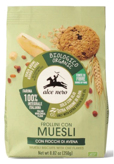 HERBATNIKI MUSLI BIO 250 g - ALCE NERO