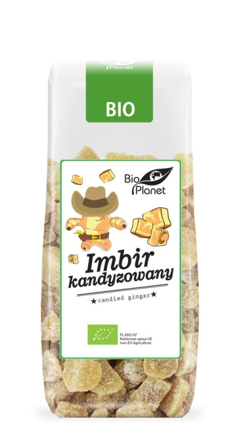 IMBIR KANDYZOWANY BIO 100 g - BIO PLANET