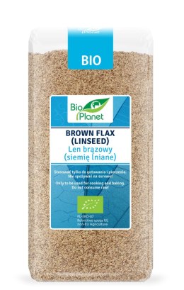 LEN BRĄZOWY (SIEMIĘ LNIANE) BIO 400 g - BIO PLANET