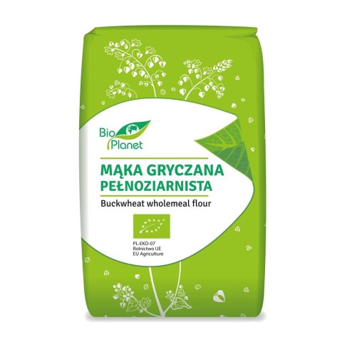 MĄKA GRYCZANA PEŁNOZIARNISTA BIO 500 g - BIO PLANET