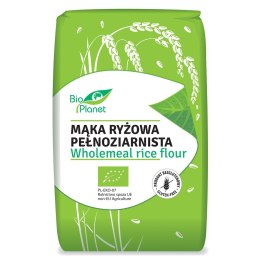 MĄKA RYŻOWA PEŁNOZIARNISTA BEZGLUTENOWA BIO 500 g - BIO PLANET