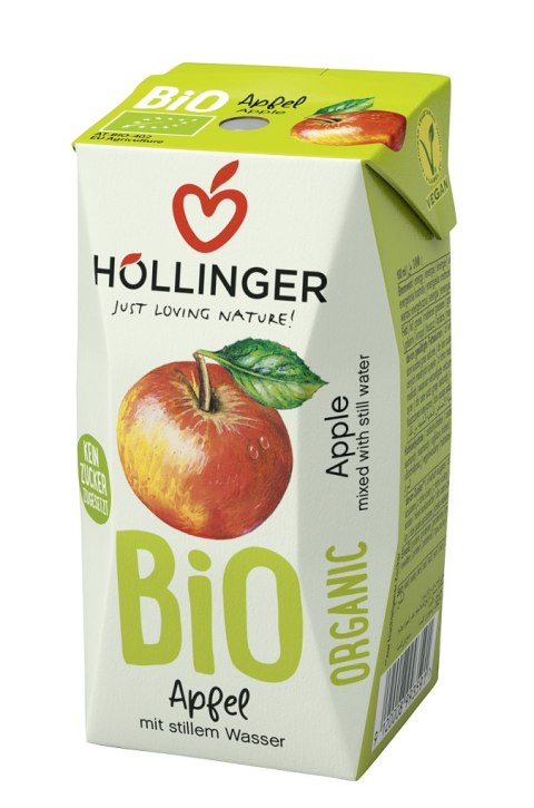 NEKTAR JABŁKOWY BEZ DODATKU CUKRÓW BIO 200 ml - HOLLINGER