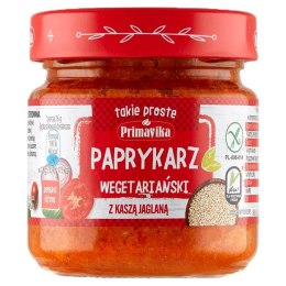 PAPRYKARZ WEGETARIAŃSKI Z KASZĄ JAGLANĄ BEZGLUTENOWY 160 g - PRIMAVIKA