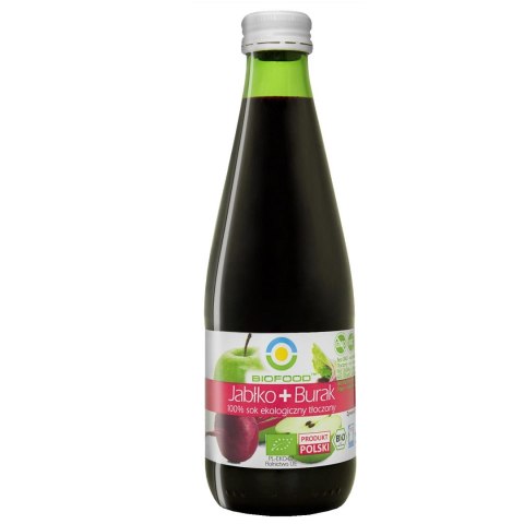 SOK JABŁKOWO - BURACZKOWY NFC BEZGLUTENOWY BIO 300 ml - BIO FOOD